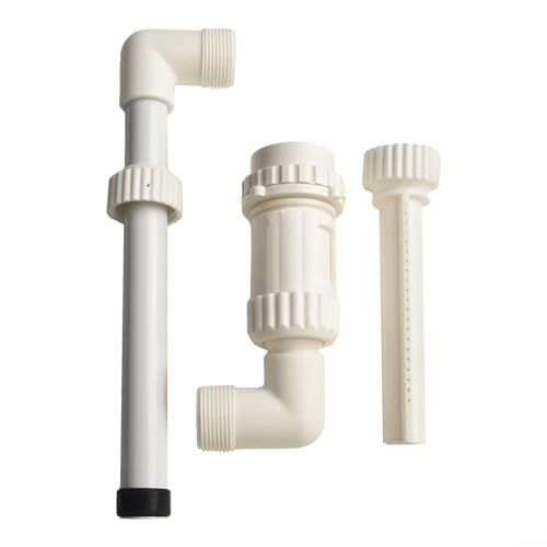 Gdfnmogo Fuente de cascada para piscina con altura y dirección de pulverización ajustables, conexión roscada de 1.5 pulgadas para piscinas sobre el suelo y en el suelo, fácil de instalar