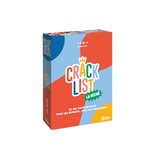 CRACK LIST La Reciré - Juego de cartas Educativo y Divertido - Versión Divertida de la Bandeja Pequeña - Ideal para Jugar en Familia y con los Más Jóvenes - 2 a 8 Jugadores - A partir de 7 años