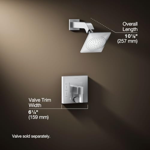 Kohler K-T14665-4-CP 1-Handle Shower Faucet Diverter 2.5GPM Chrome miniatura 4