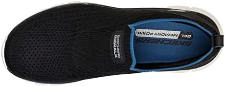 Skechers Go Walk Glide-Step Flex - Dazzling Black/Blue 6 B (M) | Image 3