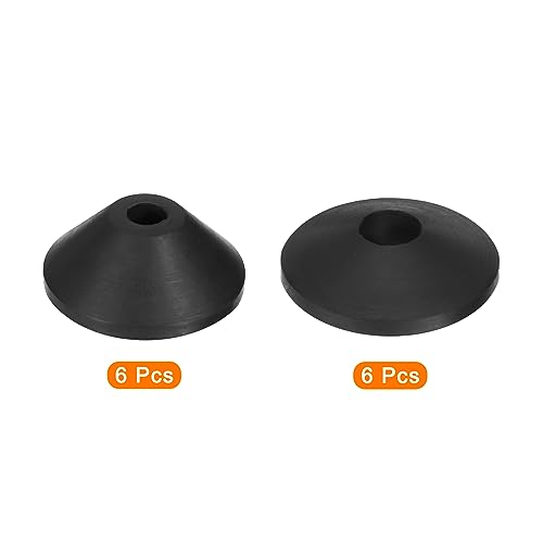 uxcell Toilet Bolt Rubber Washer, 12Pcs Conical Washers Toilet Tank Leakage Prevent Kit for Toilet Tank to Bowl Bolts - Image 3