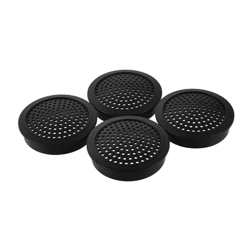 PRETYZOOM 4pcs Black Speaker Grill Covers Protective Mesh for Car Audio Tweeter and Subwoofer Speakers Durable Construction Stylish Design Shields Against Damage