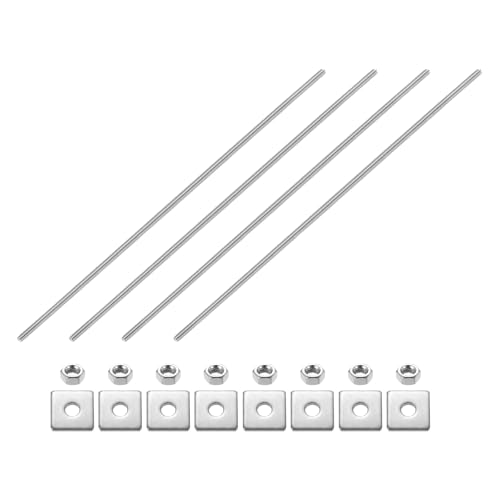 uxcell S˂_ 4{ M6-1.0 ˂sb` 350mm XeXX`[ Ep S˂X^bh ibgƃbV[t NvAnK[AU{gp