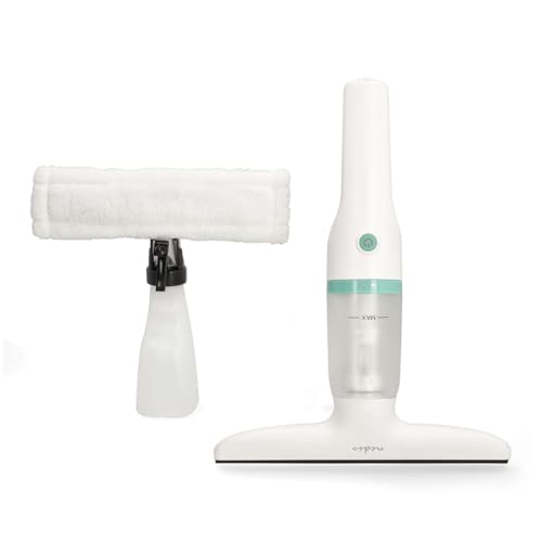 NEDIS Akku-Fenstersauger | 12 W | 1200 Pa | Kapazität Schmutzwassertank: 60 ml | Abnehmbarer Schmutzwassertank | Grün/Weiss