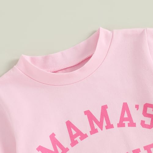Image of Kayotuas Toddler Girl Summer Clothes Big Sister Outfit Letter Short Sleeve T-shirt Layered Tutu Skirt Set Cute Birthday Dress