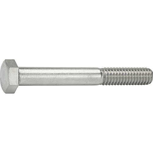 Image of 5 /16-18 x 2 inch Hex Head Cap Screw Bolts, External Hex Drive, Stainless Steel 304, Partially Threaded, Stainless Steel, Quantity 25 By Fastenere