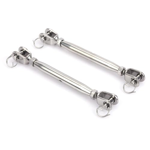 5 Piezas Tensores de Acero Inoxidable M6, Tensores para Cables Perfectos para Ajustar Cuerda, Impermeables y de Alta Calidad miniatura 3