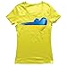 lepni.me T-Shirt Femme Chemise Drapeau Ukraine Symbole Foyer Ukrainien Vêtements Ukrainiens (L Jaune Multicolore)