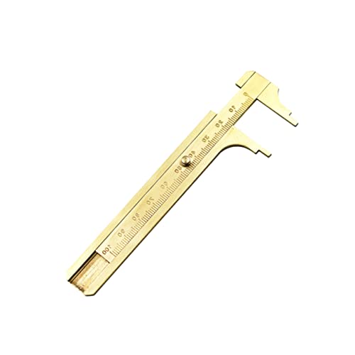 Calibrador vernier de cobre para medir gemas y hacer joyería
