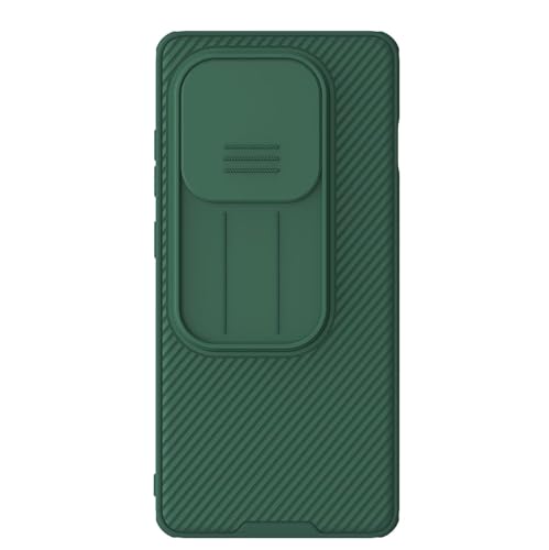 Image of PRITO Nilkin Classic Series Compatible for OnePlus 13-R (1+13R) Case with Camera Cover, [Camera Lens Protector] [Scratch-Resistant] [360 Full Protection] Shockproof Slim Phone Case (Green, 1+13R)