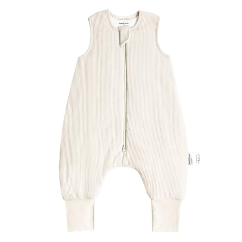 BubblePanda Rayon Made from Bamboo Toddler Sleep Sack with Feet 1.0 Tog Breathable Sleep Sack 6-12 Months Ultra Soft Baby Wearable Blanket with Legs Unisex Sleeping Bag with 2-Way Zipper