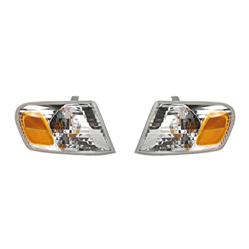 For Toyota Corolla 2001 2002 Turn Signal/Corner Light Driver and Passenger Side | Pair | CAPA | TO2530137, TO2531137 | 8152002070, 8151002070
