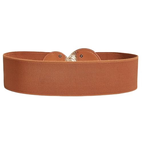 Womens Elastic Wide Waist Belt - Versatile Vintage-Inspired Cinch Belt Accessory for Any Outfit3