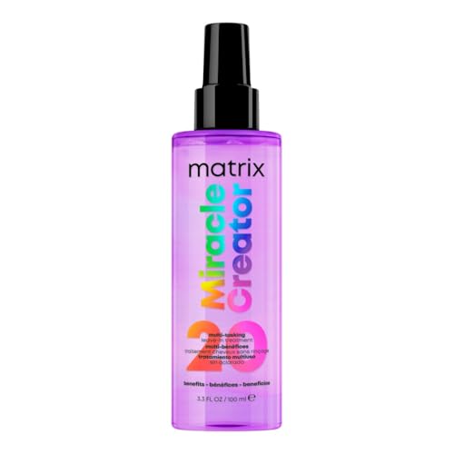 Matrix Multi-Tasking Hair Treatment, Leave-In Conditioner and Heat Protector with 20 Benefits, Total Results, Miracle Creator, 100ml