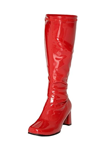 Gizelle Damen Gogo Kniehohe Stiefel, rot, 39 EU