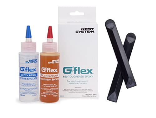West System G Flex Epoxy 650-8 + Free Mixing Sticks!