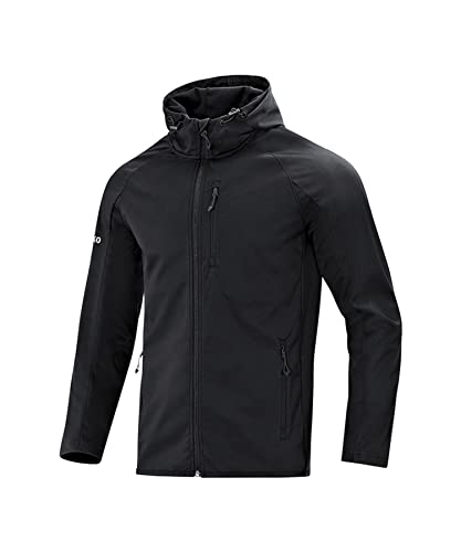 JAKO Herren Softshelljacke Light, Schwarz, L