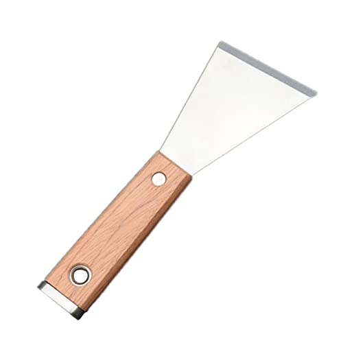 DIYEAH Professional Stainless Steel Putty Cutter with Slanted Blade for House Decoration Polished Supplies Scraper Tool for and Dirt Removal Practical Trowel for Carpenters and Handymen