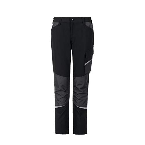 Planam 3071 Outdoor Herren Hose - Farbe: Schwarz/Grau - Größe: 42