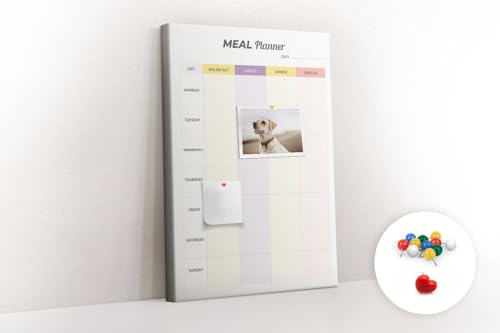 Tableau liège horizontal 40x60 planificateur minimaliste pour notes et photos de bureau