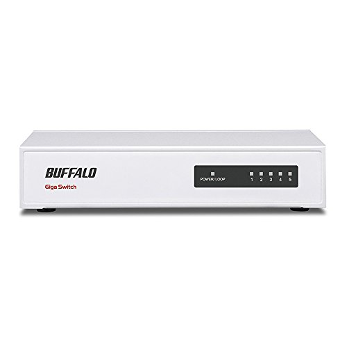 BUFFALO Giga対応 金属筺体 電源内蔵 5ポート ホワイト スイッチングハブ LSW3-GT-5NS 6g7v4d0 Amazon | BUFFALO Giga対応 金属筺体 電源内蔵 5ポート ホワイト