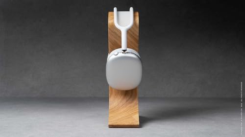 Image of inchHandcrafted Wooden Headphone Stand | Natural Finish Headset Holder for Desk, Gaming Setup & Office | Universal Wooden Headphone Hanger inch