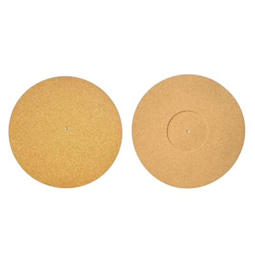 Cork Slipmat for Vinyl Record Players, 12 Inch Static Turntable Mat with Enhanced Bass and Noise Reduction New 2025 High Reliable Electronic Component, Precision, Stable Performance