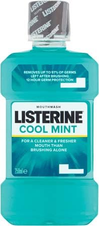 THREE PACKS of Listerine Coolmint Antiseptic Mouthwash x 500ml by Listerine, 500 ml (Pack of 3)