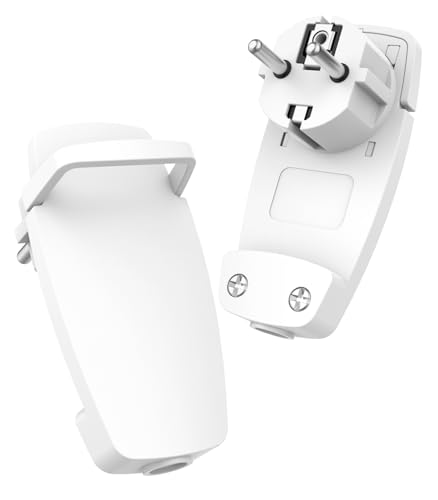 2 Piezas Enchufe Plano, Clavija Enchufe Macho IP20 250 V 16A, Clavija Enchufe Extraplano, Enchufe Plano Schuko Para Cables De 1,5 mm²