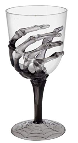 Spooky Fun Halloween 4 Piece Wine & Champagne Glass Set