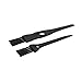GFDesign Electric Shaver Cleaning Brushes Razor Cleaner Set Nylon Bristles PP Handle - Set of 8 (Black)