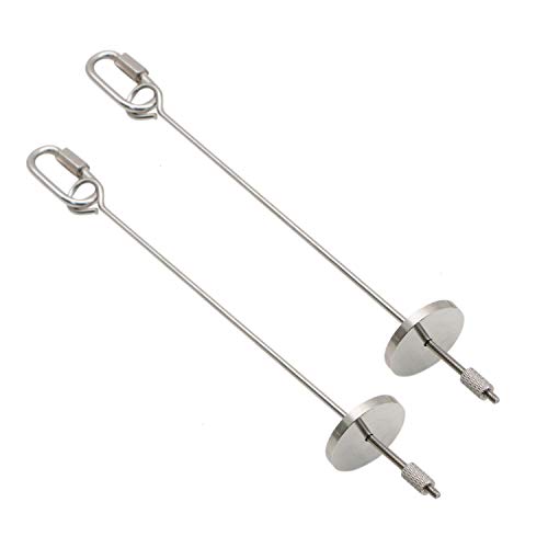 JETEHO Pack of 2 Parrot Bird Rabbit Hutch Cage Fruit Vegetable Holder Skewer Foraging Toy Animal Treating Tool