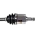 GSP NCV36544 CV Axle Shaft Assembly - Right Front (Passenger Side)