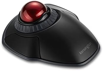 Kensington Expert Mouse - Wired Ergonomic TrackBall Mouse for PC, Mac and Windows with Scroll Ring, Ambidextrous Design and Optical Tracking - Grey (64325)