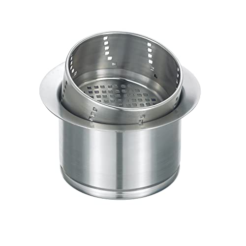 BLANCO, Flange de Desagüe Cocina 3 en 1 Acero Inoxidable