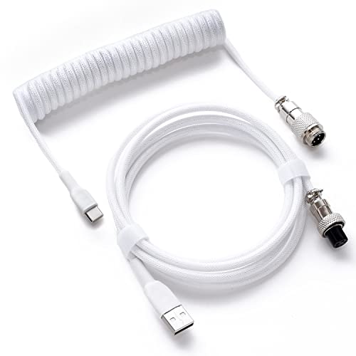 Wooting 60HE+フルカスタム コイルusbケーブルセット Amazon.co.jp: ミニカスタムコイル状キーボードケーブル、40% 60