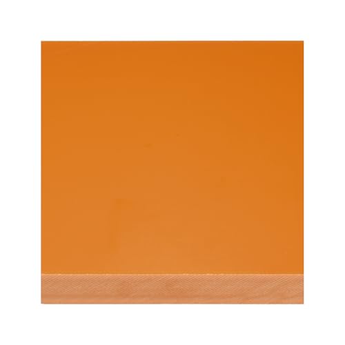Image of PATIKIL Orange Phenolic Sheet, 1pcs 200x200x20mm Laminated Resin Plate Board PCB Sheet for Electrical Electronic Fixtures DIY and Crafts