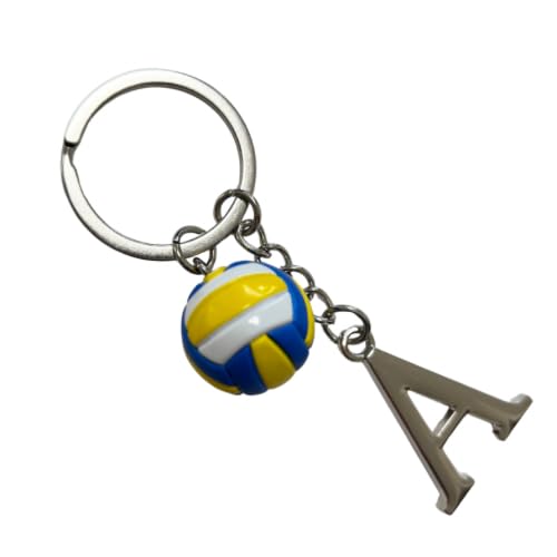 Amazon.co.jp: バレーボール キーホルダー イニシャル付き バレー 名