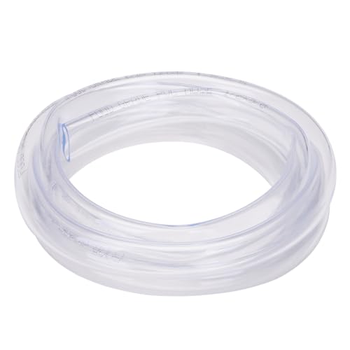 DERNORD PVC Tubing 1/2"ID X 5/8"OD Flexible Clear Vinyl Hose 5 Feet for Food Grade