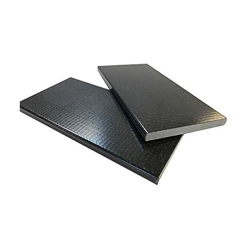 Sunniland Patio 2 1/2' x 5' Placas de Fibra de Vidrio de Primavera para Patio Giratorio Rocker -2 Paquete Negro 2,5' x 5'