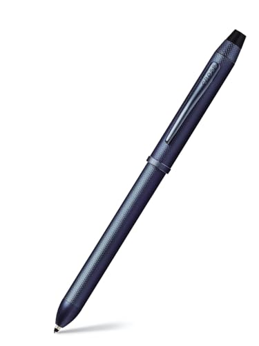 Cross Tech3+ Refillable Tech3+ Presented in a Premium Gift Box - Medium Point, Black Ink, Dark Blue