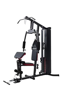 Strongway® Multi Gym with Weights Multifunction Home Gym Machine with 72KG Weight Stack Dual Pulley System Fitness Workout Strength Training