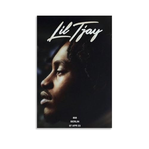 Ouyniei Lil Tjay–Décoration murale vintage – Impression esthétique rétro parfaite pour salon, chambre à coucher, bureau, studio – Sans cadre – 30 x 45 cm