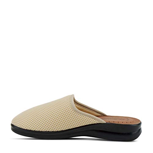 Image of Flexus Spring Step Scuff Slippers for Women - Lightweight Indoor Footwear with Flexible Round Toe Design