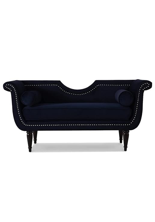 Image of Rosewood 2-Seater Settee Sofa Diwan Couch for Home and Living Room