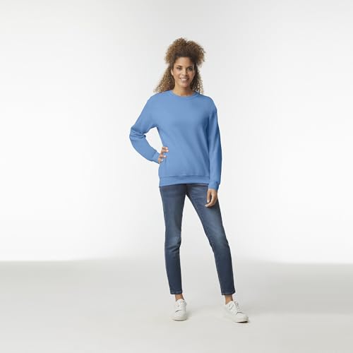 Image of Gildan Men's Cotton Spandex Polyester Blend Crew Neck Sweatshirt