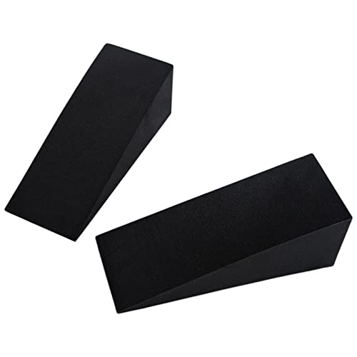 Yoga Block Wedge Yoga Foam Slant Board Calf Stretcher for Wrist and Lower Back Support, Knee Pad, Back Support, Black