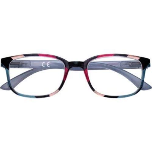 Zippo 31Z-B26-BLU150 Rectangular Power +1.50 Reading Glasses, 51 mm Size, Blue