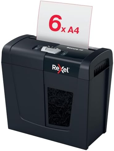 Rexel Shredder Secure X6 P4 Secure X6, Cross shredding, W12615932...