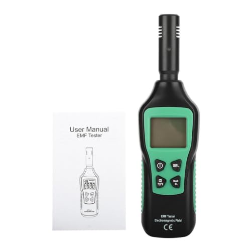Medidor portátil de radiación electromagnética con pantalla LCD miniatura 1